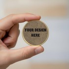 Custom Metal Coin  Personalized Commemorative Keepsake gold Silver Bronze Finish