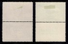 Israel Scott 33-34 Mint Hinged Mh  1950 Stamp Set With Tabs