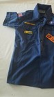 Vintage Blue Boy Scout Uniform Shirt Sz Med Patches  den Patch Is Loose 
