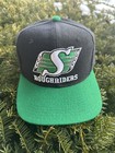Vintage Cfl Saskatchewan Roughriders 90s Starter White Tag 100  Wool Snapback