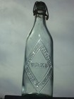 Rare Rochester Bottling Works Harrisburg  Pa  Affixed Blob Top Glass Bottle