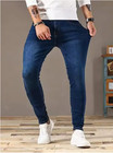 Spring New Mens Slim Fit Classic Skinny Jeans Casual Street