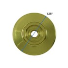 Cabinet Knob Rosette Bright Solid Brass Back Plate Single Pack Renovators Supply