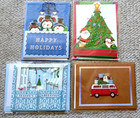 Lot Of 16 Brand New Sealed 3d Christmas Holiday Greeting Card Lot   6 5  x 8   