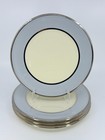 4 Lenox Dimension Collection Blue Frost Salad Plates Mint Vintage Plates Mcm