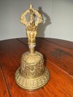 Handcrafted Tibetan Ritual Ghanta Brass Bell Made In India  Hindu Religious Item