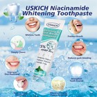 3 Pack Natural Whitening Fluoride Toothpaste whitening Toothpastes With Ocean Mi