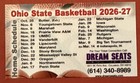 Cleveland Cavaliers   Ohio State 2026-2027 Schedule      Basketball Sked New Card