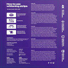 Dr dent Purple Teeth Whitening Strips 42