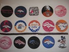 Denver Broncos Mix Flat Back Buttons Or  Pin Badge Cabochon Embellishment Magnet