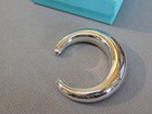 Vintage Tiffany   Co Sterling Silver Doughnut Style Holloware Cuff Bracelet 6 