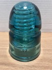 Aqua Blue Beehive Insulator Made In U s a Brookfield Glass 1800   s -1920 Euc