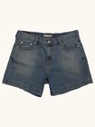 Levis 515 Womens Medium Wash Denim Shorts Size 12 Blue Stretch Jean Shorts