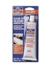 Permatex 80050 Clear Rtv Silicone Adhesive Sealant 3oz Tube General Purpose 66b