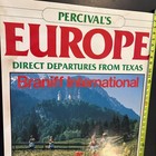 Braniff International Airlines Poster Percival s Europe Retro Advertisement 31 