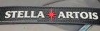 Stella Artois Black Rubber Bar Spill Rail Mat 24  X 3 5   Red    White