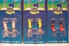 12pc Renegade Ice Fishing Jig Lures 6 Slim Jig 6 Tensil Multi Color And Glow New