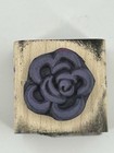 Stampin Up  Rose Flower Small Wood Mount Rubber Stamp