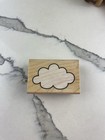 Stampabilities Cloud Wood Rubber Stamp 