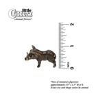 Little Critterz Pig  nairobi  - Home Decor Animal - Miniature Porcelain Figurine