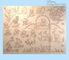 1960s Redline Embroidery Transfer Kids Kittens Hansel And Gretel  Uncut Lot 7