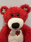 First   Main Tender The Red Plush Teddy Bear With Patchwork Heart Stuffed Animal
