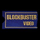 Blockbuster Video Vintage Style Patch  Embroidered  Iron On  3 x1 5 
