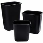 Rubbermaid Commercial Fg295600bla Rectangular Wastebasket  7 Gal  Lldpe  Open