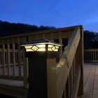 6 8 12 Pack Led Solar Post Lights Outdoor Deck Cap Fence Light Pvc Vinyl 4x4 6x6