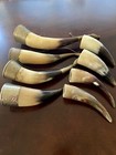 Set Of 8 Vintage Georgian Wine Horn