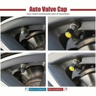 Car Wheels Tire Valve Dust Stem Air Cap Cover Keychain With Red Chevrolet Logo
