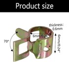 20pc 1 4inch Spring Hose Clamps Set Fuel Water Line Pipe Air Tube Clip Fastener
