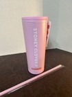 Dunkin Donuts Stoney Clover Lane Pink Stainless Steel Tumbler 22oz Brand New