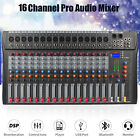 Pro 16 Channel Power Mixer Audio Mixing Console 16 Dsp W usb 110-220v Bluetooth