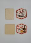 Lot Of 4 Vintage German Beer Paper Mat Coasters 