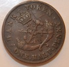 1852 Bank Of Upper Canada Half Penny Token  Lot 101
