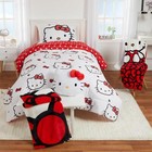 Hello Kitty 2-pc Reversible Bedding Set Kids Comforter Pillowcase Twin full Gift