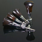 Ebony Blackwood Handle Leathercraft Sewing Tools Round Diamond Hexagon Awl Diy