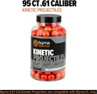 Kinetic Projectiles  61 Cal Reusable Hard-solid Plastic Rounds Training Target