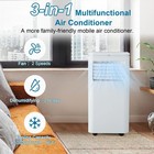 10000 Btu 115v Portable Air Conditioner 3-in-1 Dehumidifier Fan Sleep Mode R32