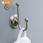 Delta Porter  1-pack  Towel Hooks Spotshield Spotshield Brushed Nickel