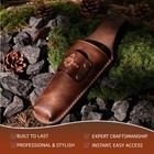 Tourbon Leather Garden Tool Belt Carry Pouch 2 In 1 Pruner Pliers Wrench Holder
