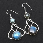 Labradorite Gemstone Ethnic Handmade Drop Dangle Earrings Jewelry Ee-001