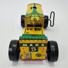 Vintage 50s Marx   Co  5 Wind Up Tin Litho Tractor Key Works No Belt Tracks