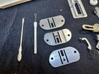 Lot Of Vintage Singer Sewing Machine Accessories In Plastic Box
