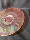 Imperial Glass Wide Panel Marigold Carnival Glass 14    Platter Iridescent Vtg