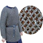 Riveted Chainmail Shirt Aluminum Chain Mail Hauberk Large Size Reenactment Larp