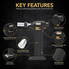 Butane Torch Multi-function Kit   Premium Self-igniting Soldering Station Lx-771