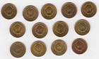 Set Ussr Russian Coins 13 Pieces Coins Of 2 Kopecks 1970 - 1990   1091 E