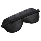 Alaska Bear Natural Silk Sleep Eye Mask - Hypoallergenic - Pink   Black